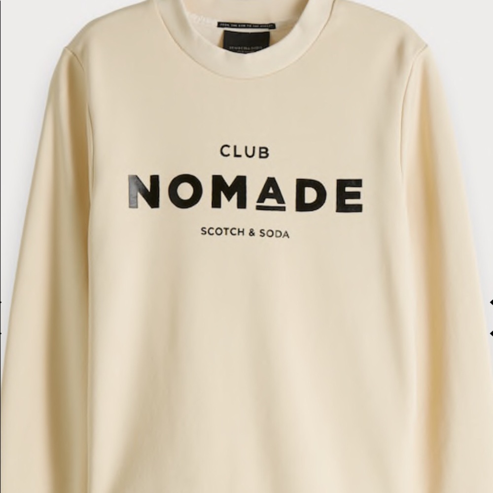 Scotch & Soda Maison Cream Club Nomade Sweater